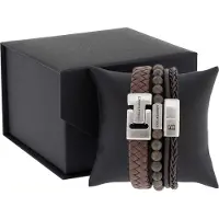 Steel & Barnett Gift Series - Triple - Brown - L 22 - 23 cm