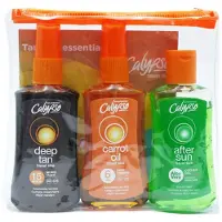 Calypso Sun Travel Essentials Tanning Set - 3 kpl