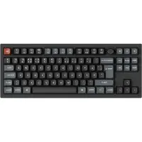 Keychron V3 Ultra 8K Hotswap Knob Langaton ISO Näppäimistö - Musta [Silk POM Re