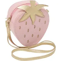 Mimi & Lula Mini Strawberry Spring On The Farm Cross Body Laukku Pink Pink-3-8 Y Vaaleanpunainen 3-8 vuotta Tytöt