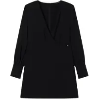 Armani Exchange for woman. XW002205AF16125UC001 Dress Regular V black (XXS), Casual, Polyester, Long sleeve