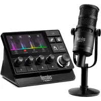 Hercules Stream Essentials Kit, Pöytämikrofoni, Yksisuuntainen/Kardioidi, 50 - 18000 Hz, -56 dB, 350 Ω, 79 x 207 x 53 mm (4781070)