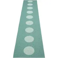 Pappelina Vera Pop matto Jade/Pale Turquoise 70 x 360cm