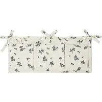 Garbo&Friends Satin Quilted Bed Pocket - Cream - 43X18CM
