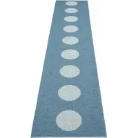 Pappelina , Vera Pop matto River Blue/Blue Fog 70 x 360cm