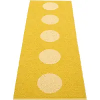 Pappelina Vera Pop matto Mustard/Pale Yellow 70 x 280cm