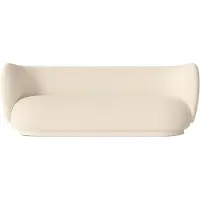 Ferm Living Rico sohva bouclé 3-istuttava Wool bouclé offwhite