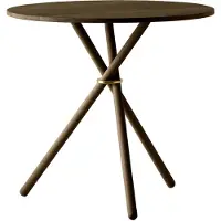 Eberhart Aldric Sivupöytä 80 Cm Tumma - Sivupöydät & Apupöydät Tammi Dark Oak - ALDR-202-102
