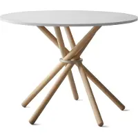 Eberhart Hector 105 Ruokapöytä Vaalea Betoni / Vaalea - Ruokapöydät & Baaripöydät Tammi Light Oak - H105-101-111