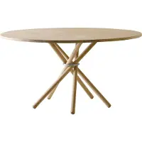 Eberhart Hector 140 Ruokapöytä Vaalea - Ruokapöydät & Baaripöydät Tammi Light Oak - H140-201-111