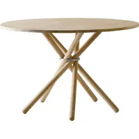 Eberhart Hector 120 Ruokapöytä Vaalea - Ruokapöydät & Baaripöydät Tammi Light Oak - H120-201-111