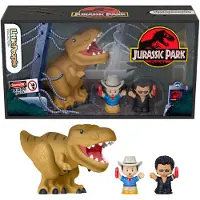 Fisher-Price Little People Collector Jurassic Park Movie Special Edition Set With Dinosaur For Adults & Fans - Multi/patterned - ONE SIZE
