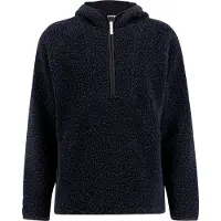 Ulvang Unisex Re Orbit Hooded Half Zip Wool Pile Navy Blue Pitkähihaiset paidat M