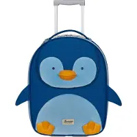 Samsonite Happy Sammies Eco, Vaunu, Sininen, Penguin Peter, 2 renkaita, Vetoketju, Eläinkuvio