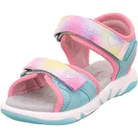 Superfit Sandaalit 'PEBBLES' turkoosi / keltainen / vaaleanpunainen / vaalea pinkki