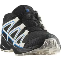 Salomon Junior Speedcross Waterproof Black/vanilla Ice/french Blue Vaelluskengät 37