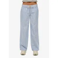 Superdry for woman. W7011273A Cotton Stripe Elastic trousers blue (S), Casual