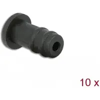 DeLOCK – Dust Cover for 3.5 mm stereo jack female 10 pieces black (60251)
