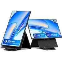 Blackview Taulu 10 Kannettava Näyttö 23,8" FHD IPS 100Hz, Kannettava Näyttö USB-C/HDMI, 100% sRGB, HDR, Kaiutin