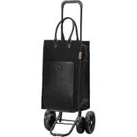 Andersen Shopper Quattro Shopper Charu Ostoskärry 57 cm Musta