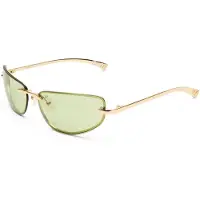 Le Specs Aurinkolasit 'BUBBLES' kulta / pastellinvihreä