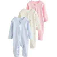 Next Yöpuku beige / vaaleansininen / vaalea pinkki / valkoinen