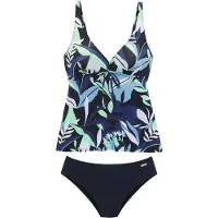Sunseeker Tankini marine / vaaleansininen / tummansininen / vaaleanvihreä