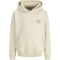 Jack & Jones Jorniagara Typo Sweat Hood Jnr - Cream - 176