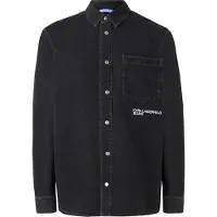 Karl lagerfeld Jeans A3m16001 Regular Denim Pitkähihainen Kauluspaita