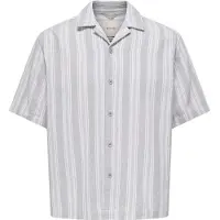 Only & Sons Onswalker Rlx Resort Ss 035 Shirt Noos - Grey - XS