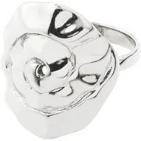 Pilgrim Haze Ring Silver-Plated - Silver - ONE SIZE