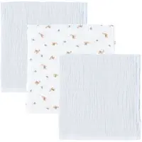 Pippi Cloth Muslin (3-Pack) - Blue - 6565 CM