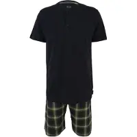 Ceceba Lyhyt pyjama marine / vihreä / musta / valkoinen