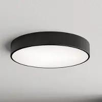 TEMAR LIGHTING Kattovalaisin liiketunnistimella Cleo 500 , Musta, Eteinen, Metalli, Moderni
