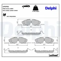 Delphi Jarrupalasarja (4kpl), levyjarru LP3751