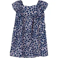 Boboli Viscose Dress Floral For Girl - Blue - 104