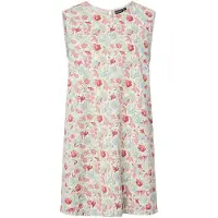 Pieces Pcsalume Sl Short Denim Dress - Cream - XS