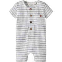 Lil´ Atelier Nbmhaldur Ss Loose Short Suit Lil - Blue - 68
