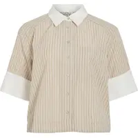Vila Rousoline 2/4 Shirt - Beige - 44