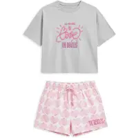Gisela Pyjama harmaa / vaalea pinkki