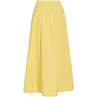 ROUGE EDIT Roulinne Hw Stripe Ankle Skirt - Yellow - 42