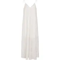ROUGE EDIT Rouluca Ankle Slip Dress - Cream - 40