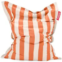 Fatboy Original Outdoor -säkkituoli stripe orange creme