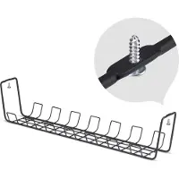 StarTech.com – Under Desk Cable Management Tray Black (S1MB-DESK-CABLE-TRAY)