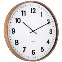 Karlsson seinäkello Esencia Classic XL dark wood KA6109DW