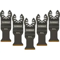 DeWalt dt20727-qz monitoimityökalun terä titaani 30x43mm 5-pakkaus