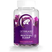 Ivybears Restful Sleep Gummies Ravintolisäyksiköt 60 Yksiköt