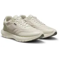 BOSS for man. 50568946 Motion beige sneakers (44), Flat, Laces, Casual, Sport