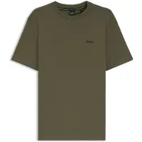 BOSS for man. 50506373 Dark green Detail T-shirt (L), Casual, Cotton, Short sleeve