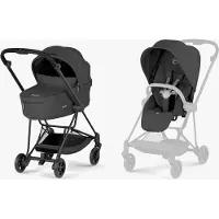 Cybex MIOS Comfort Yhdistelmävaunut, Matt Black/Sepia Black